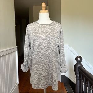 Vintage Cheetah Oversized 80’s Sweater